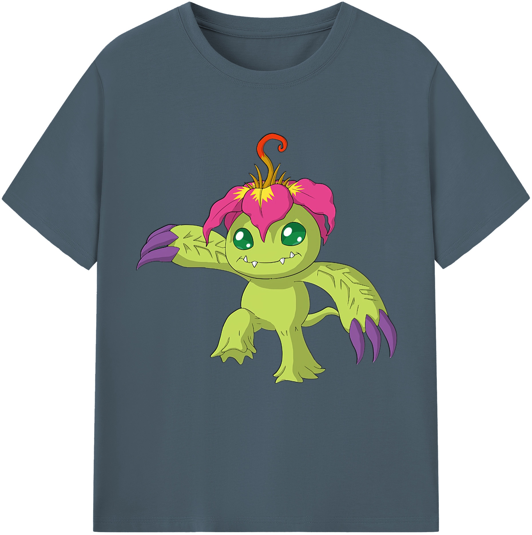（画像用） Digimon デジタルモンスター/デジモン 綿100％半袖Tシャツ（フロントプリント）